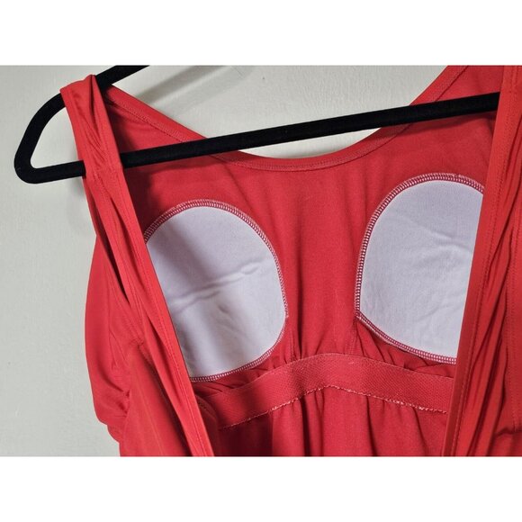 Sriracha Rue Bleu Women's Swimsuit Plus Size 1X Red One Piece Swimsuit Swim - Picture 7 of 9